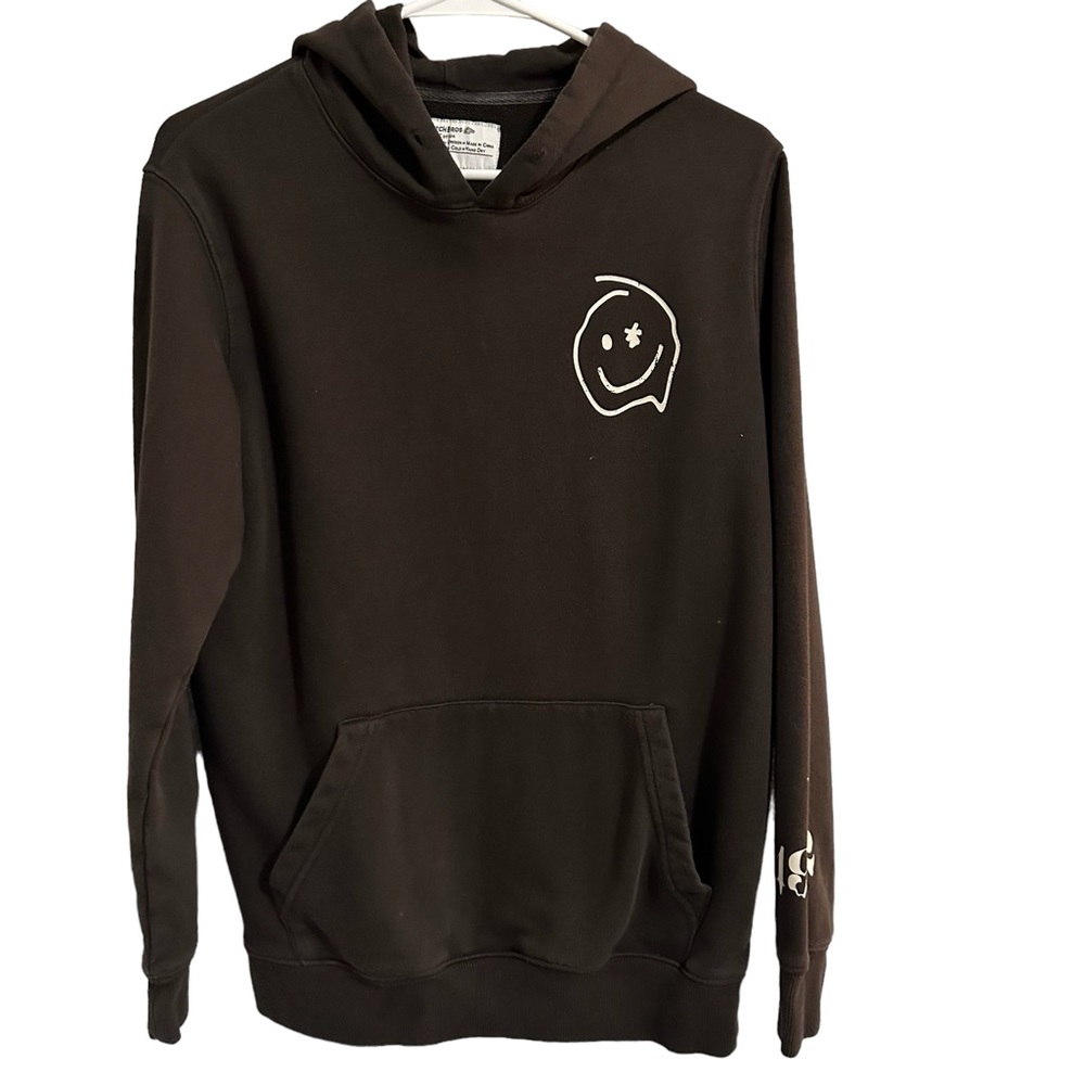Dutch Bros Coffee Brown Hoodie SMALL+Medium+LARGE+XL 1992 Smile Oregon VINTA…